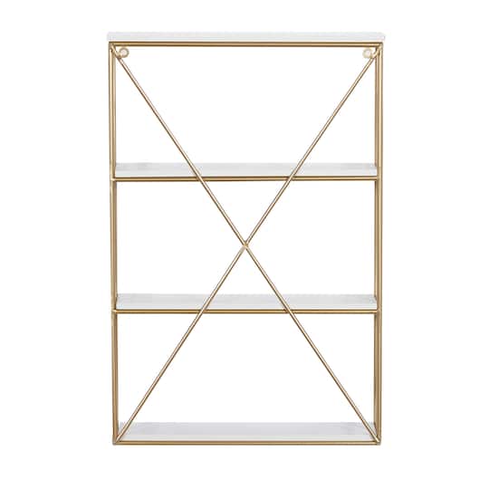 Gold Glam Wall Shelves